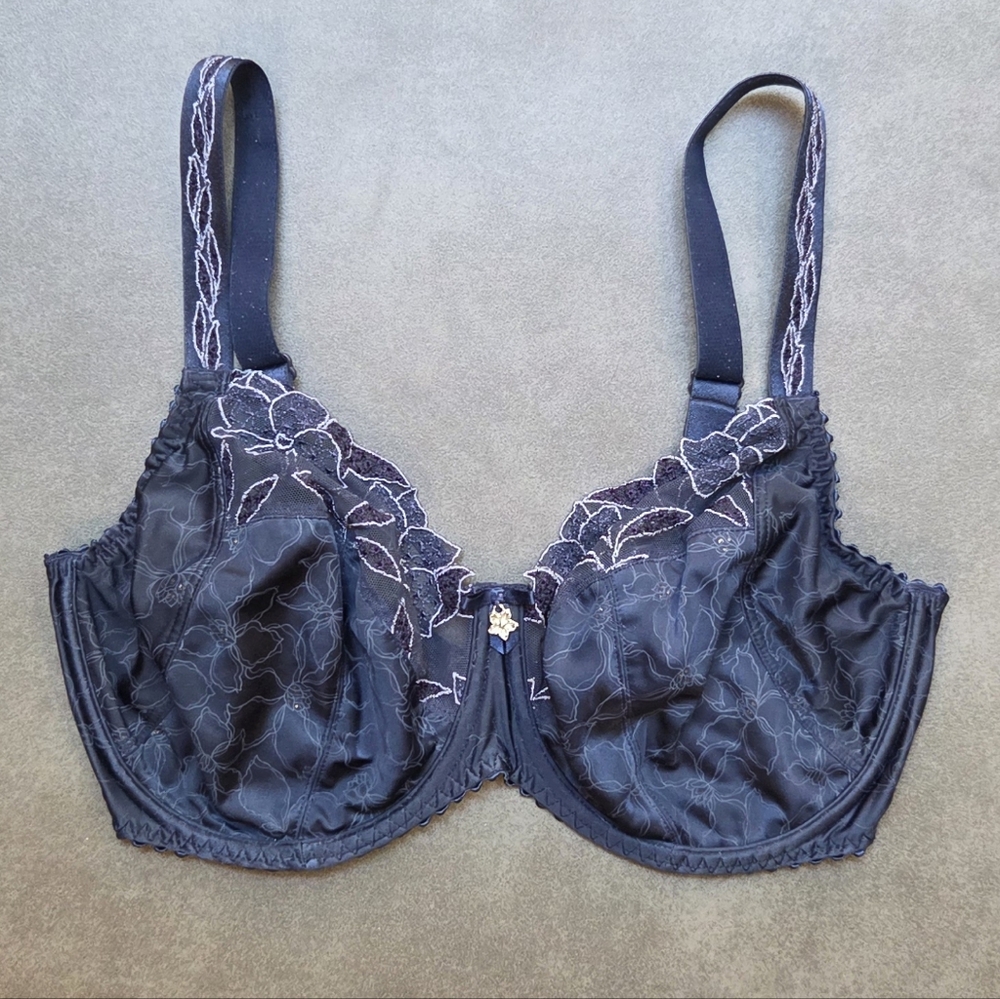 Prima Donna Underwire Bra EUC  - navy blue - 34F